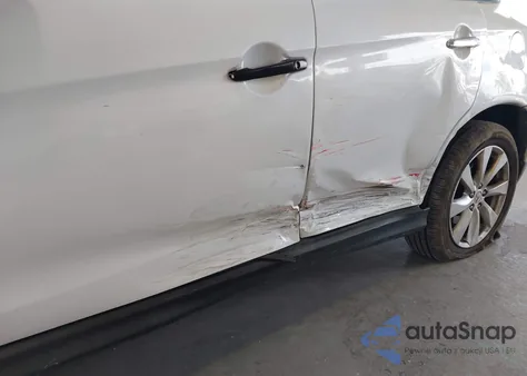 2014 Mitsubishi Outlander Sport Es from USA, damaged, VIN 4A4AP3AU9EE010712